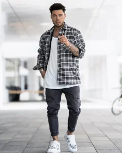 Pantalon jogger cargo multipoche