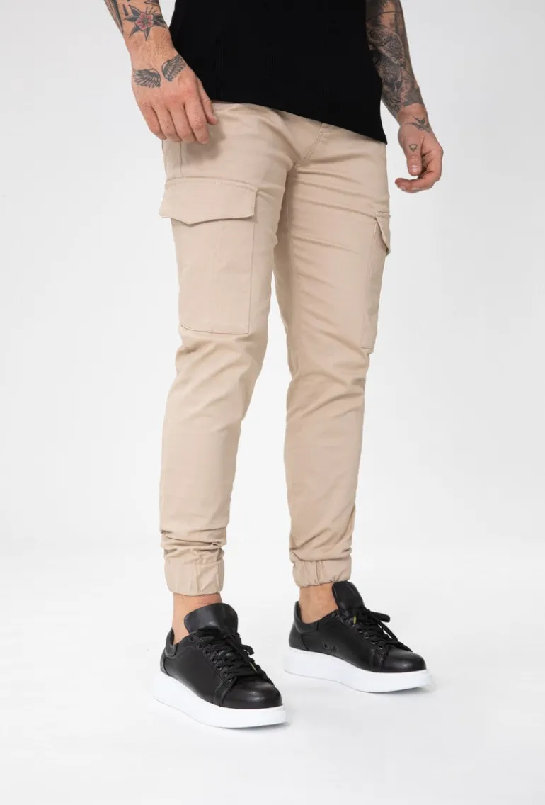 Pantalon jogger cargo multipoche