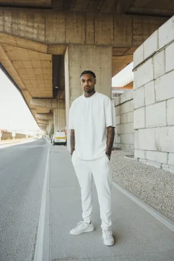 Pantalon jogger cotelé