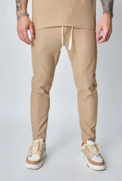 Pantalon jogger cotelé