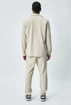 Pantalon jogger cotelé