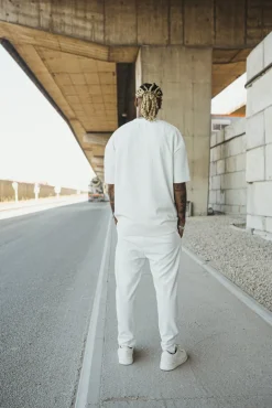Pantalon jogger cotelé