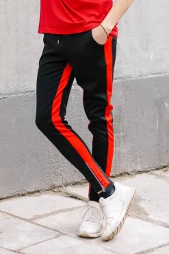 Pantalon jogging à bandes