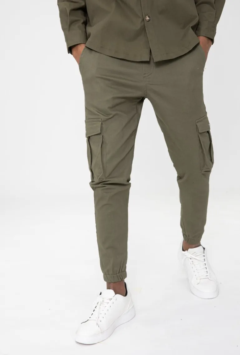 Pantalon jogging cargo