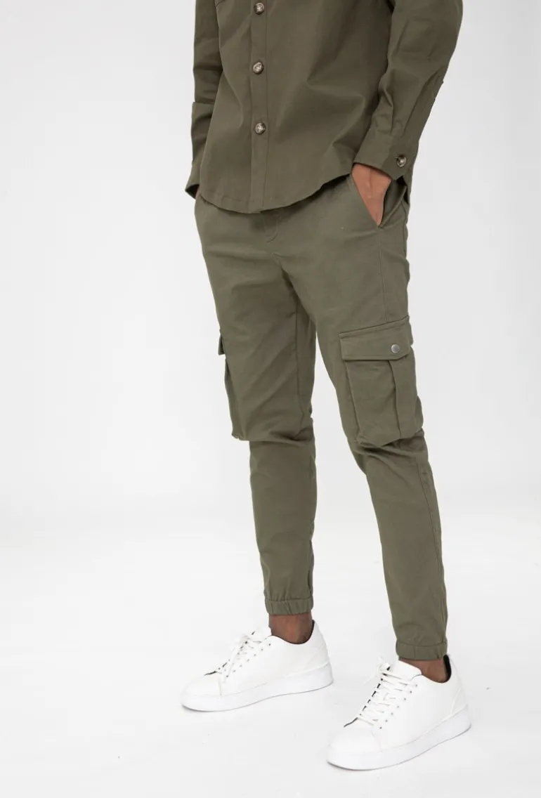 Pantalon jogging cargo