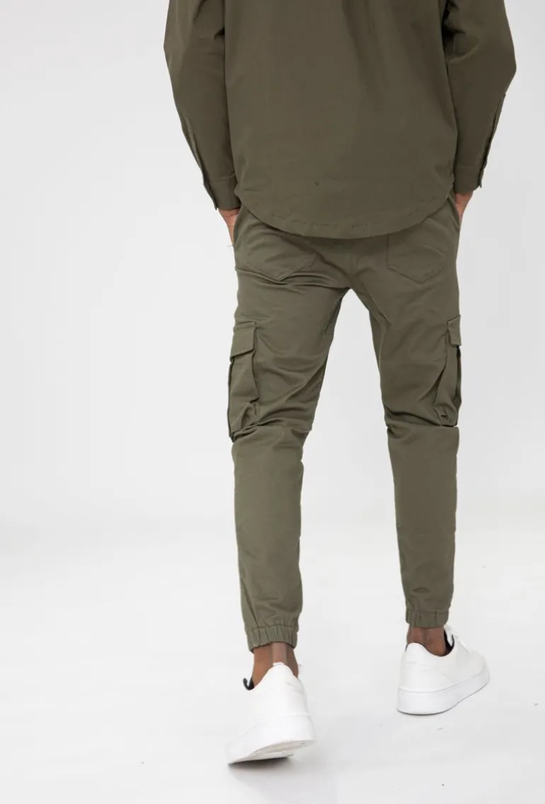Pantalon jogging cargo