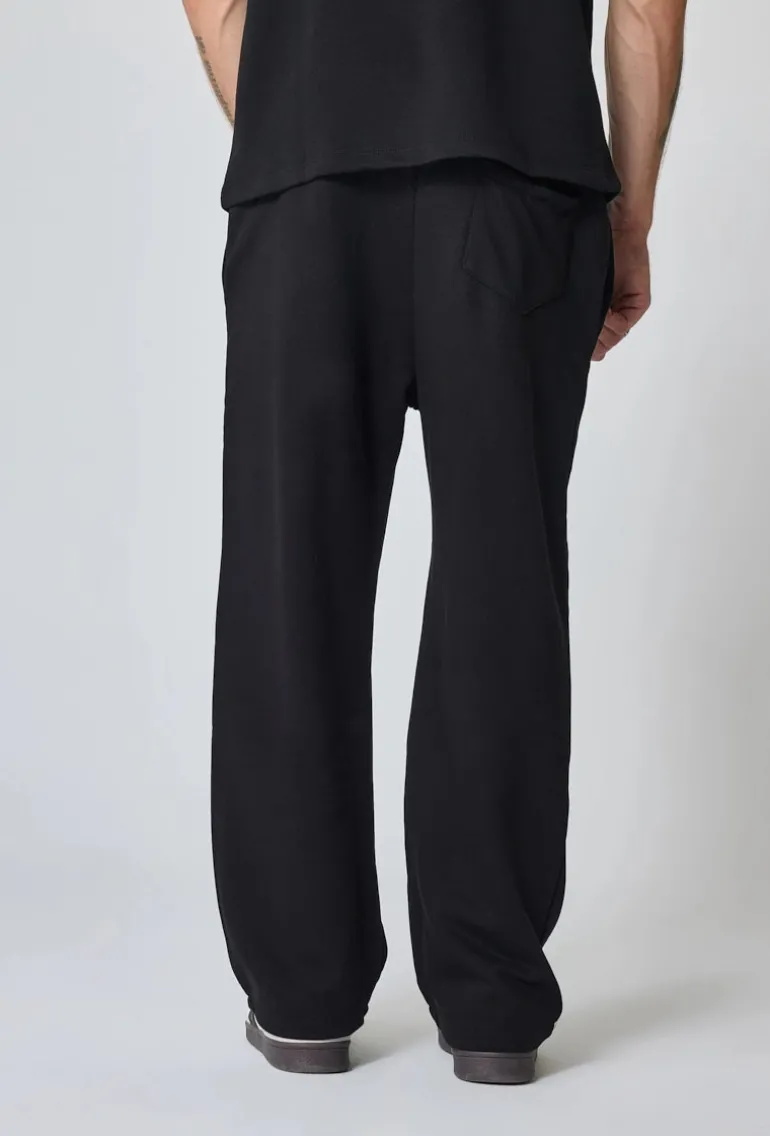 Pantalon jogging uni ample décontracté et confortable