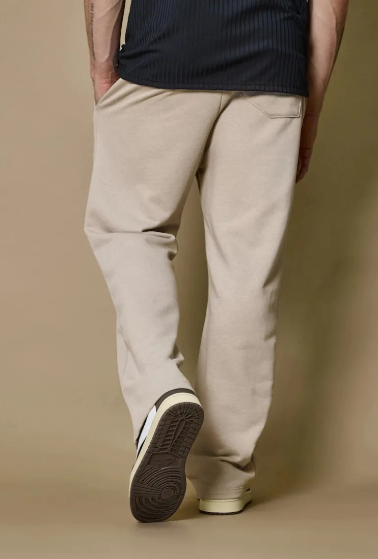 Pantalon jogging uni ample décontracté et confortable