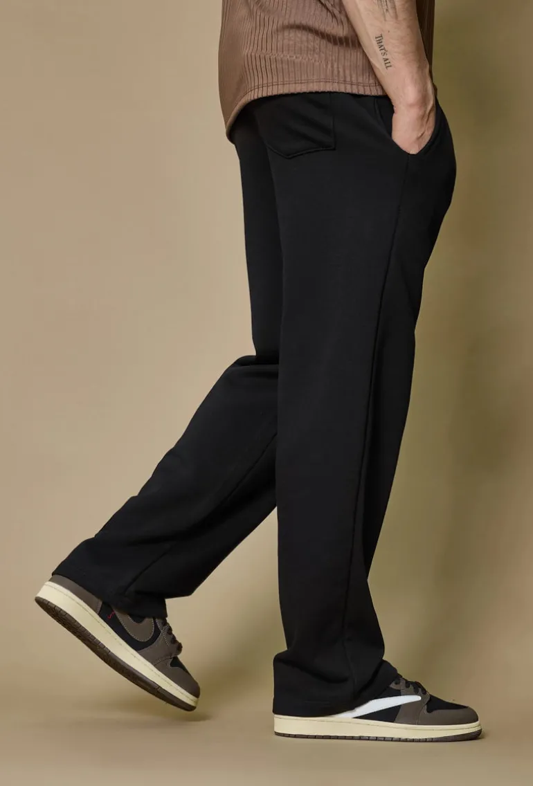 Pantalon jogging uni ample décontracté et confortable