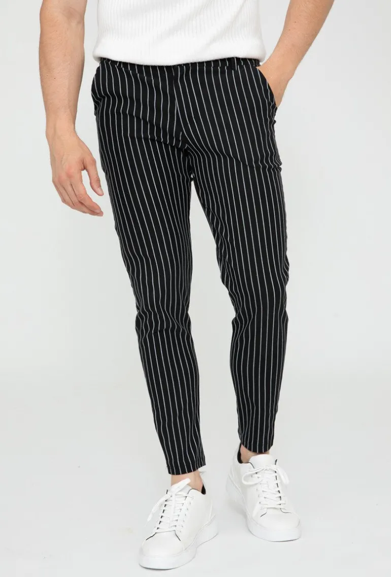 Pantalon rayé