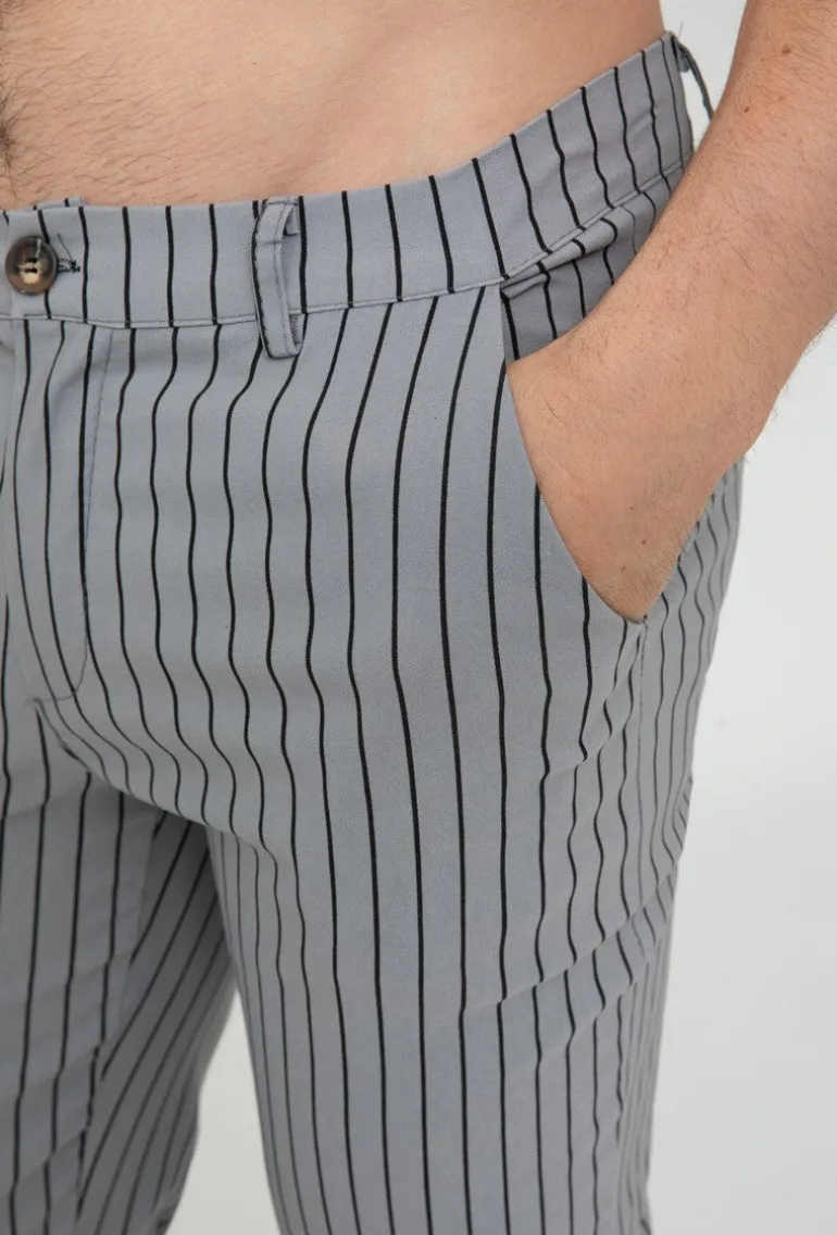 Pantalon rayé