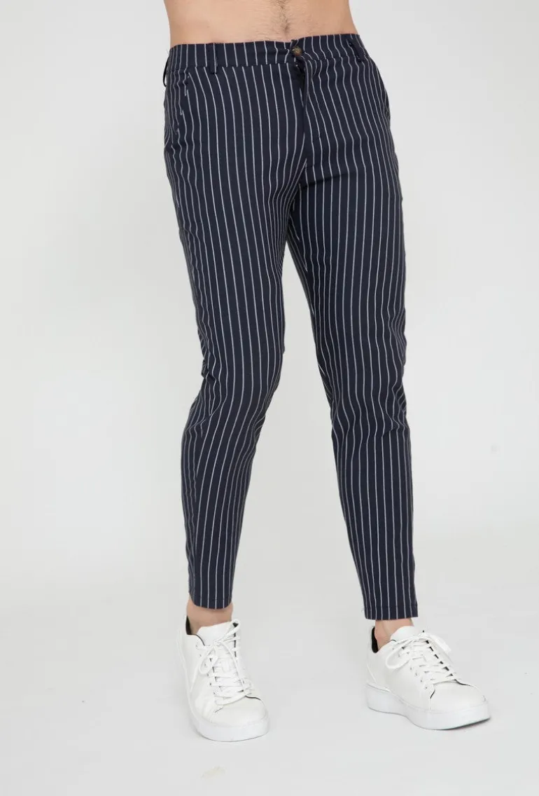 Pantalon rayé
