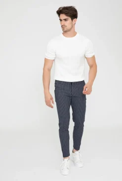 Pantalon rayé