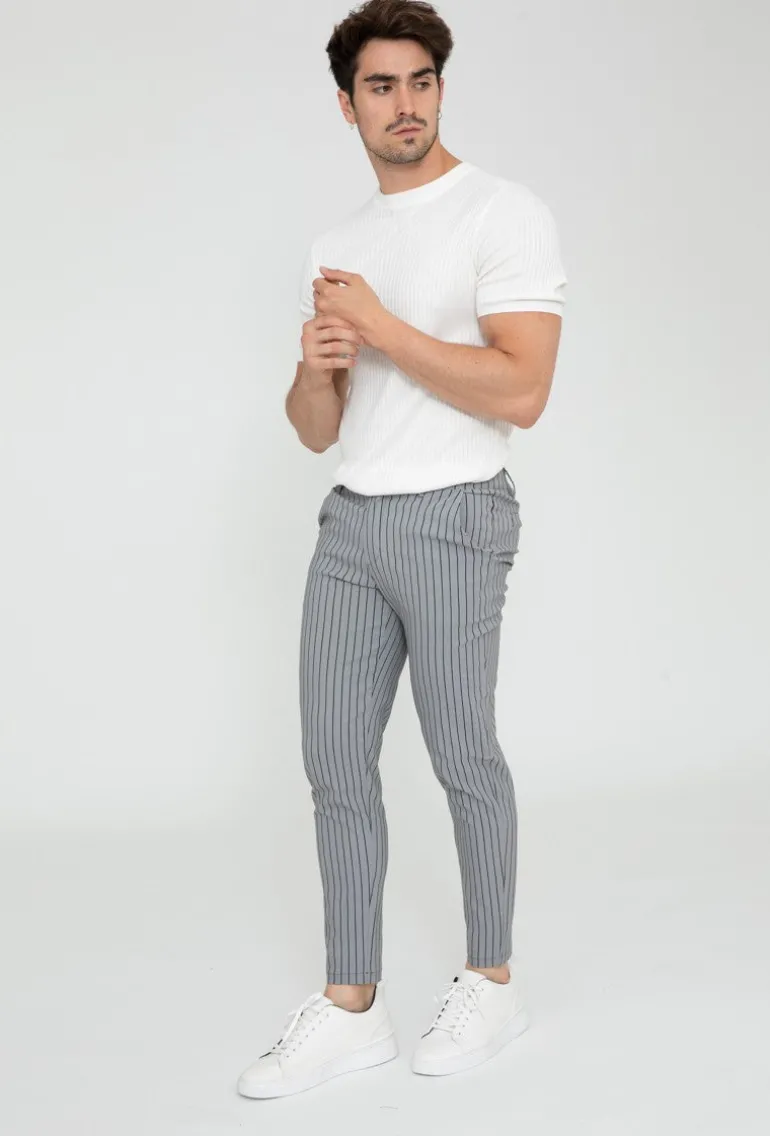 Pantalon rayé