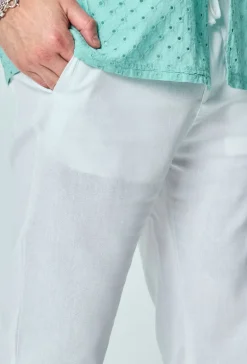 Pantalon relax uni