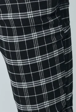 Pantalon tendance à carreaux