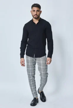 Pantalon tendance à carreaux