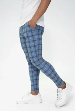 Pantalon tendance à carreaux
