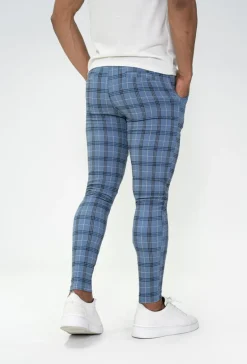 Pantalon tendance à carreaux