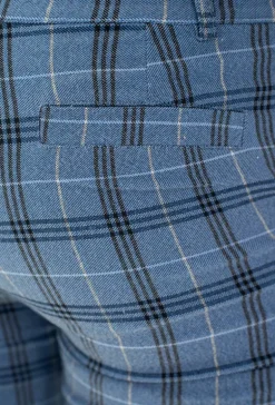 Pantalon tendance à carreaux