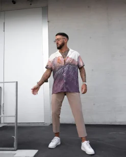 Pantalon tendance coupe slim décontracté