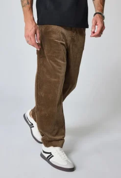 Pantalon uni à rayure