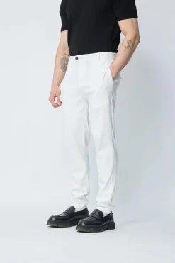 Pantalon uni urbain chic