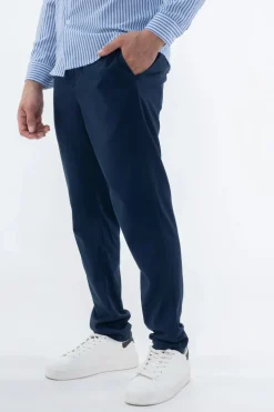 Pantalon uni urbain chic