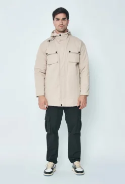 Parka mi longue à capuche