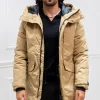 Parka mi longue a capuche