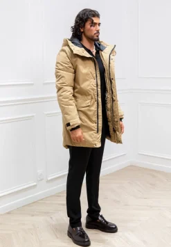 Parka mi longue a capuche