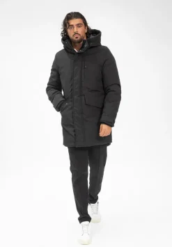 Parka mi longue a capuche