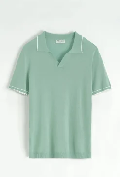 Polo à col ouvert