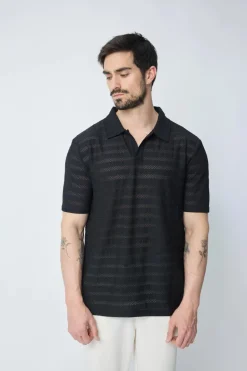 Polo à rayures