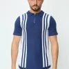 Polo avec détail à rayure