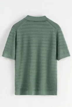 Polo basique col ouvert à revers