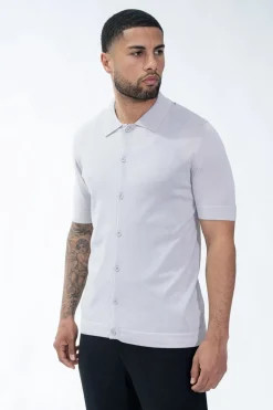 Polo boutonné manches courtes