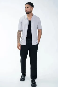 Polo boutonné manches courtes