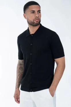 Polo boutonné manches courtes