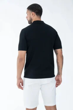 Polo boutonné manches courtes