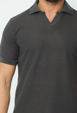 Polo effet tricot