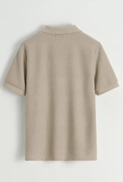 Polo effet tricot
