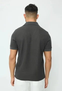 Polo effet tricot