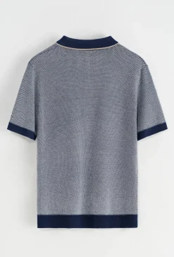 Polo en maille à manches courtes