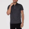 Polo manches courtes zipé