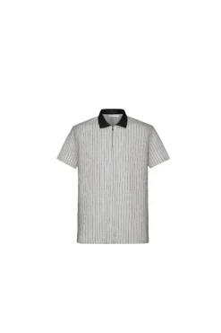 Polo manches courtes zipé