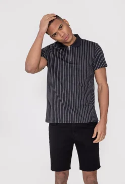 Polo manches courtes zipé