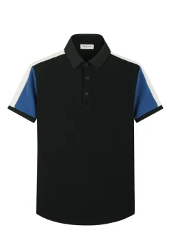 Polo tricolore manches courtes