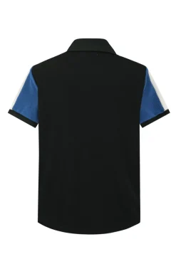 Polo tricolore manches courtes