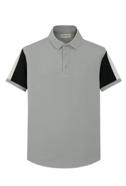 Polo tricolore manches courtes